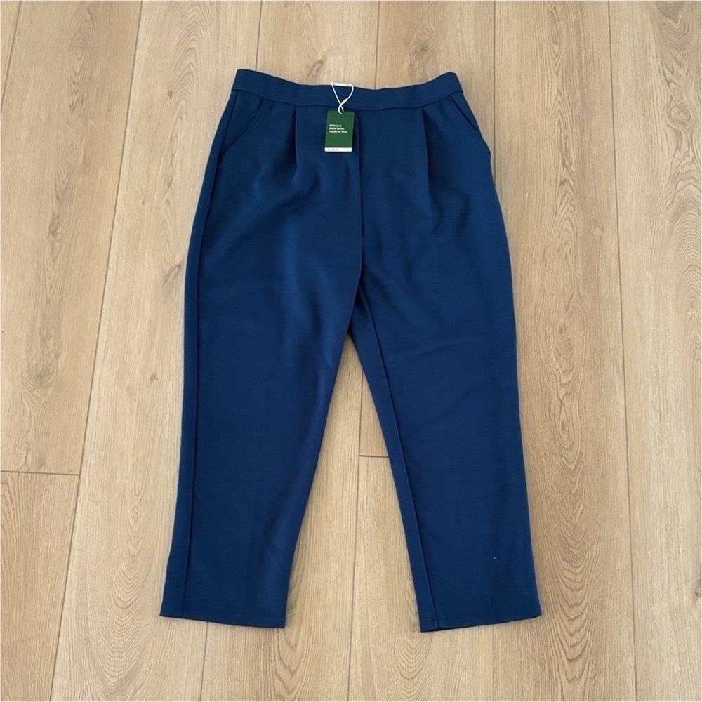 Halara Women's Blue Play it My Way Activewear Pants XL Regular Viscose Blend